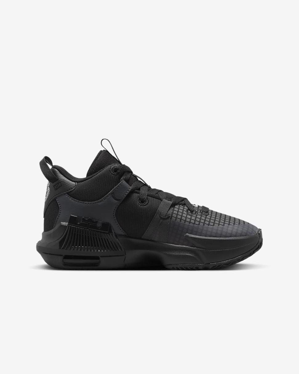 LeBron Witness 7 Black/Anthracite/White | Kids Nike First Day Kicks