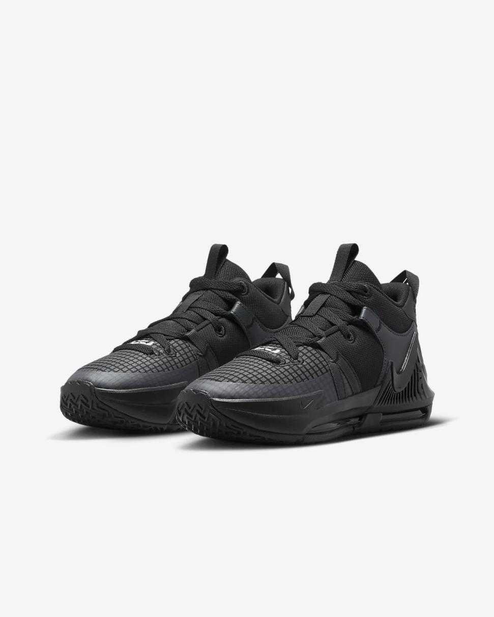 LeBron Witness 7 Black/Anthracite/White | Kids Nike First Day Kicks