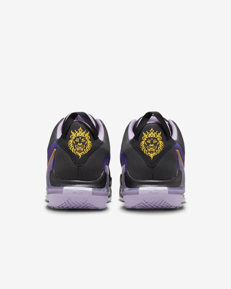 LeBron Witness 7 Black/Lilac/Court Purple/University Gold | Mens/Womens Nike Basketball