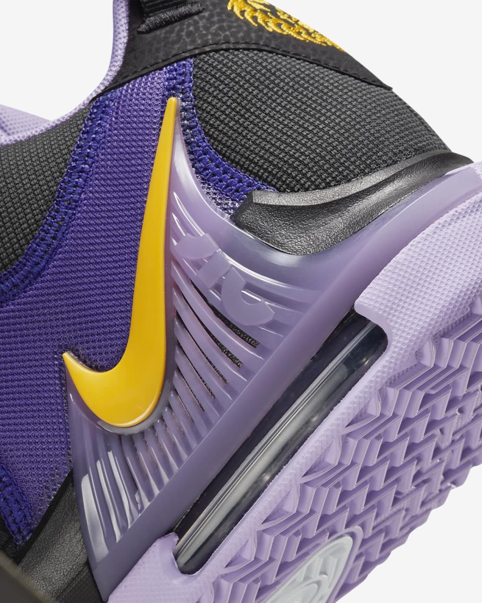 LeBron Witness 7 Black/Lilac/Court Purple/University Gold | Mens/Womens Nike Basketball