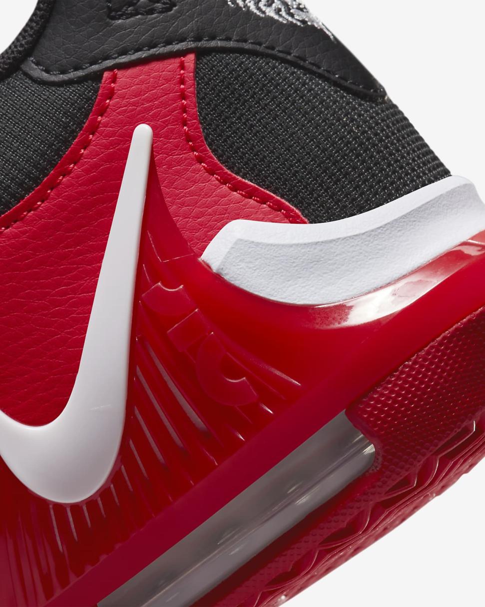 LeBron Witness 7 Black/University Red/White | Kids Nike First Day Kicks