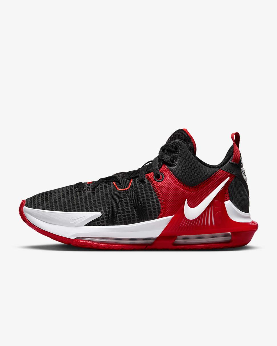 LeBron Witness 7 Black/University Red/White | Mens/Womens Nike Basketball