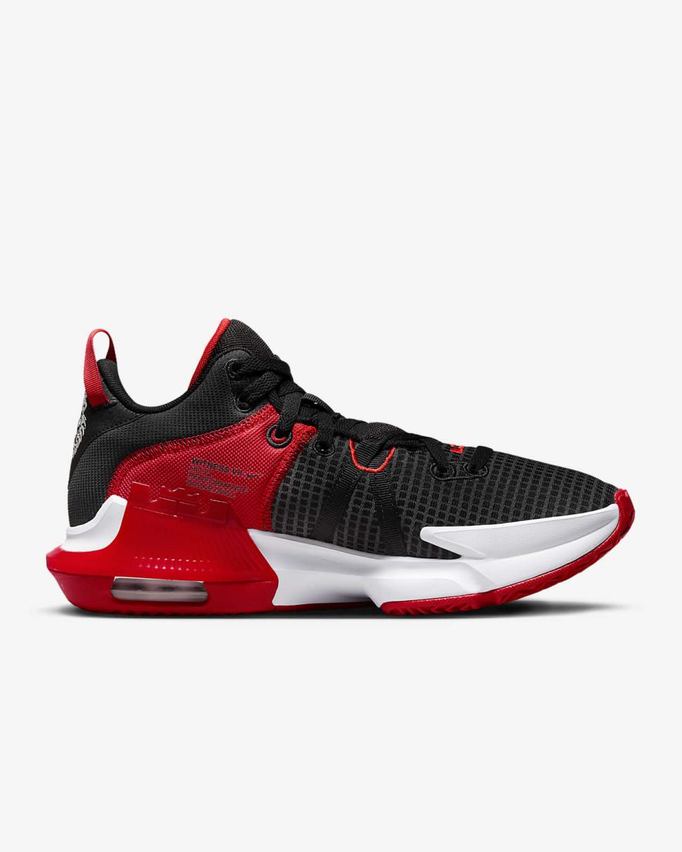 LeBron Witness 7 Black/University Red/White | Mens/Womens Nike Basketball