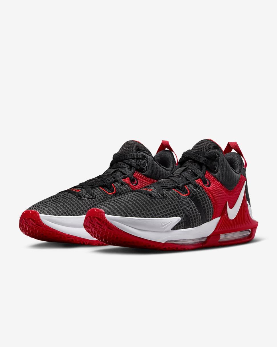 LeBron Witness 7 Black/University Red/White | Mens/Womens Nike Basketball