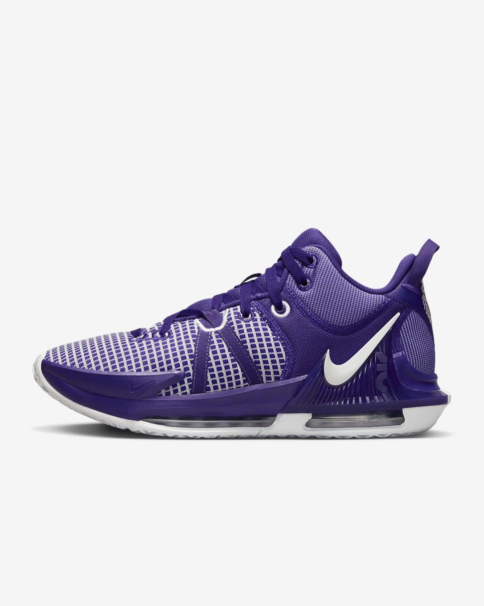 LeBron Witness 7 (Team) Court Purple/Court Purple/White | Mens Nike Basketball