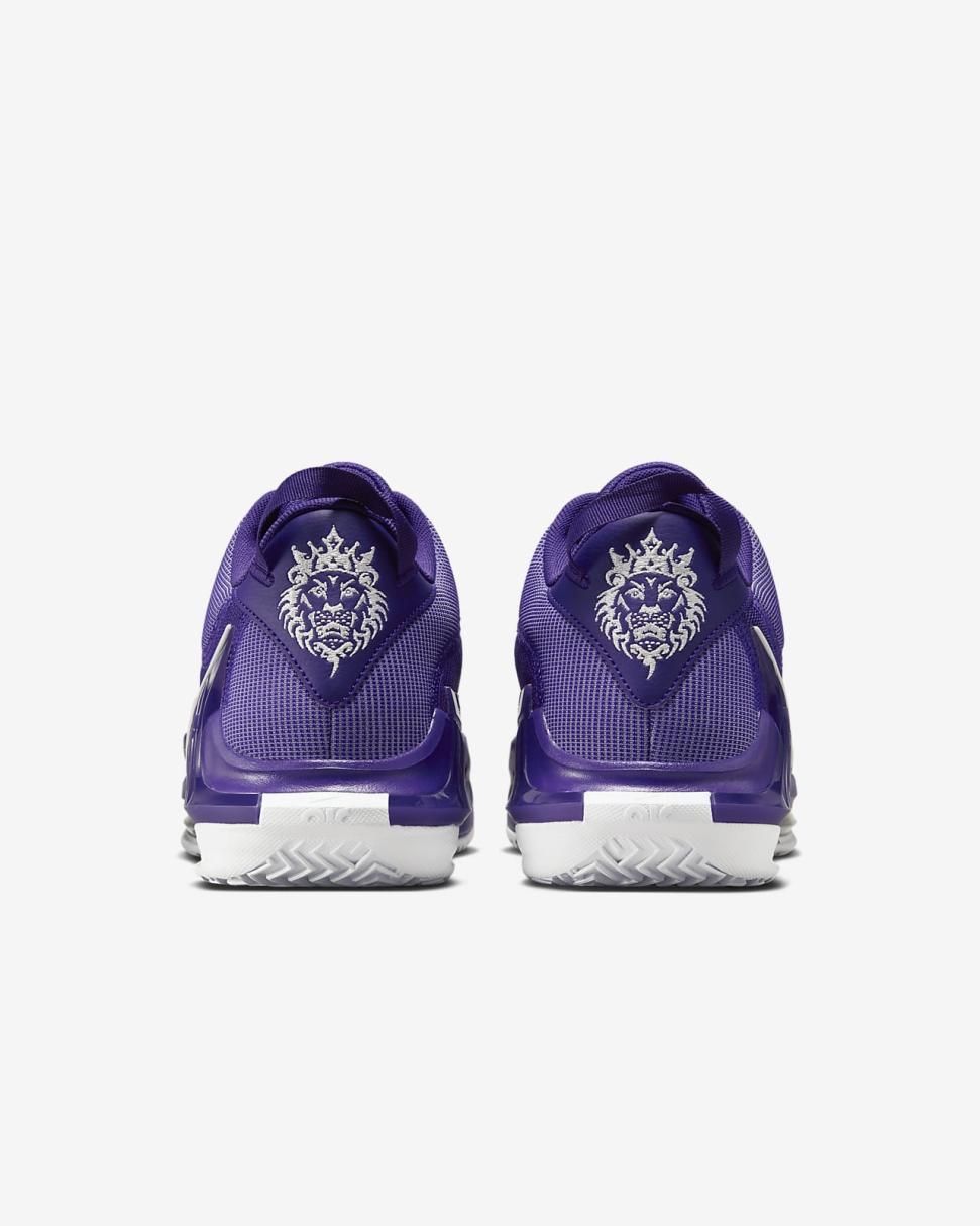 LeBron Witness 7 (Team) Court Purple/Court Purple/White | Mens Nike Basketball