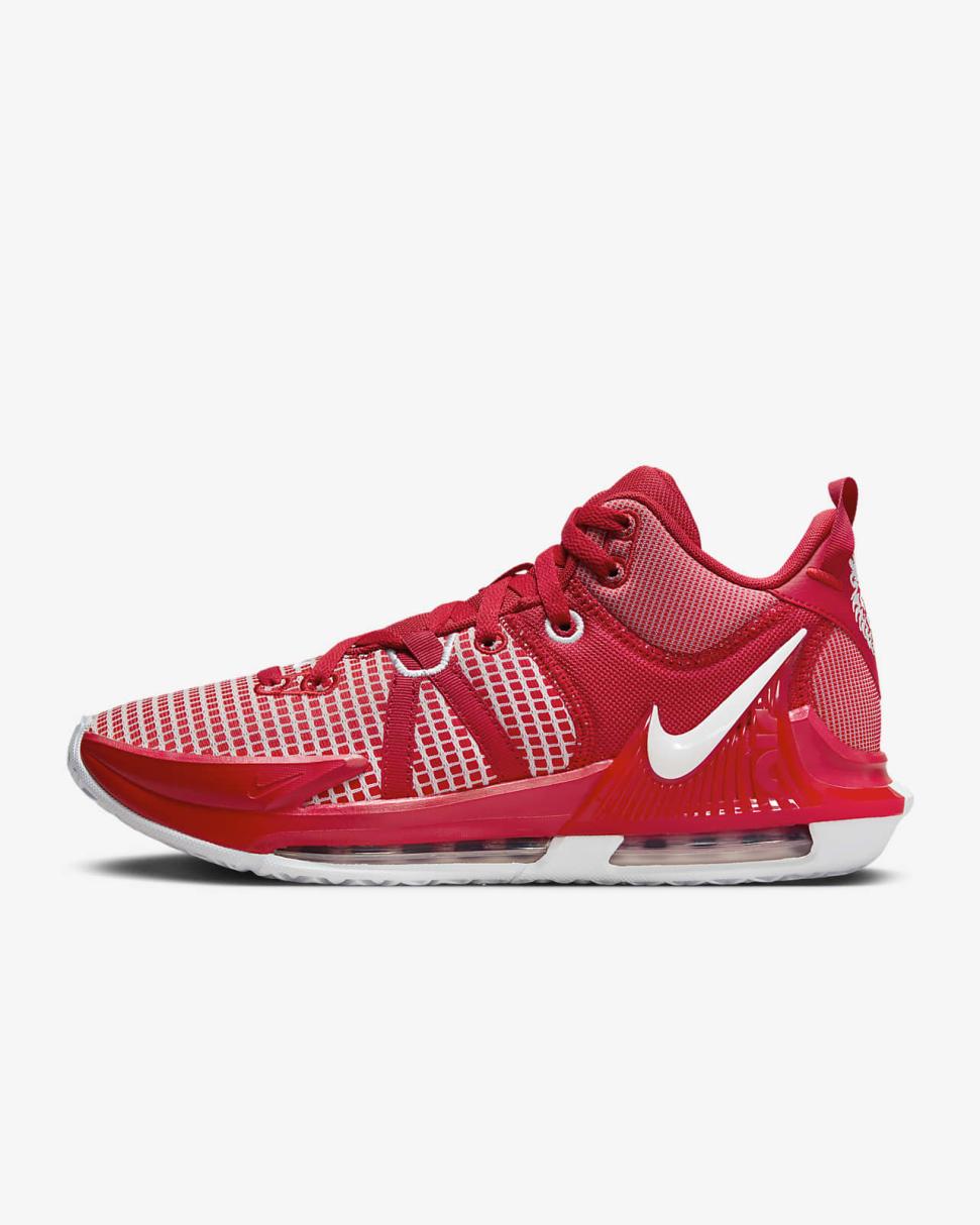 LeBron Witness 7 (Team) University Red/University Red/White | Mens Nike Basketball