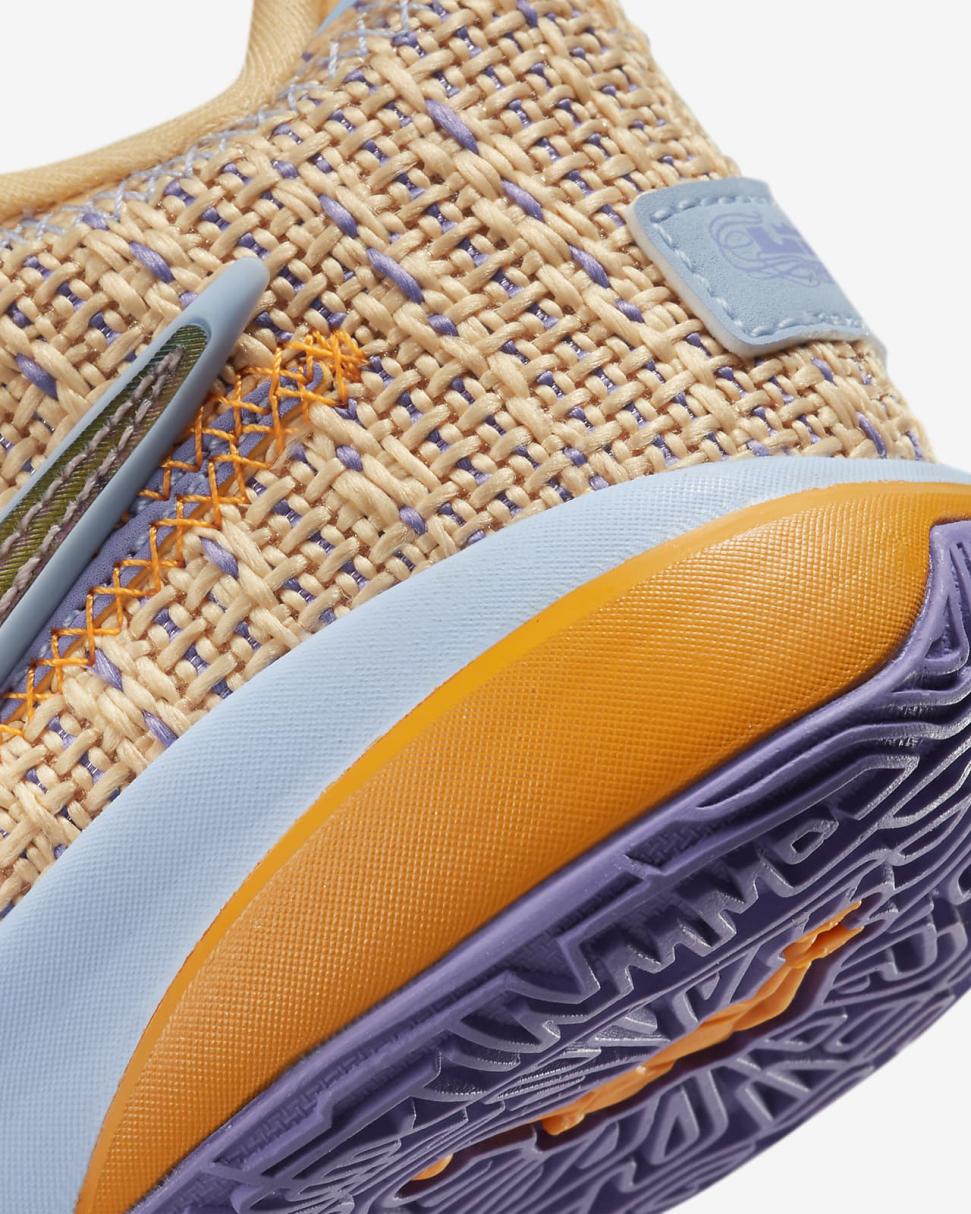 LeBron XX Celestial Gold/Cobalt Bliss/Space Purple/Multi-Color | Kids Nike Basketball