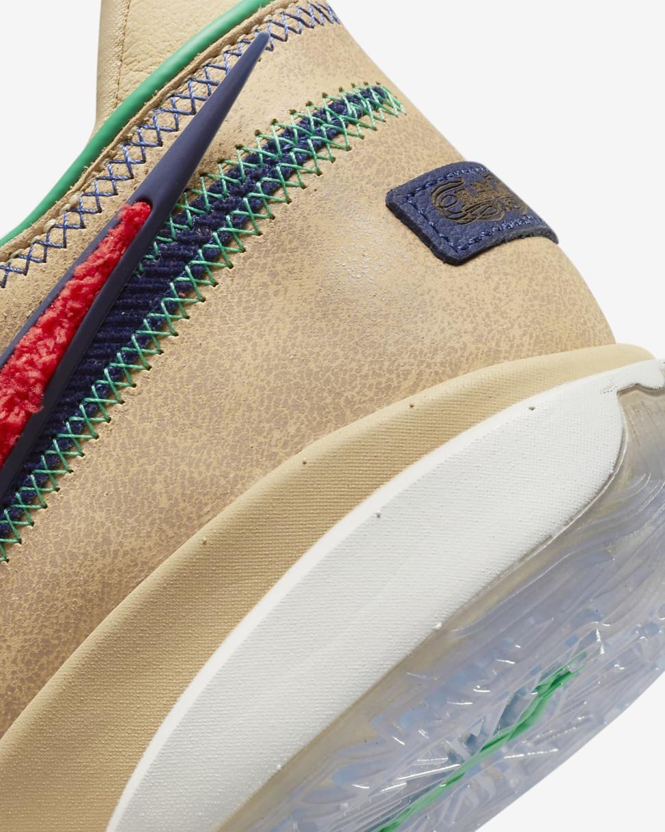 LeBron XX "Four Horsemen" Sesame/Sail/Midnight Navy/Light Crimson | Mens/Womens Nike Basketball