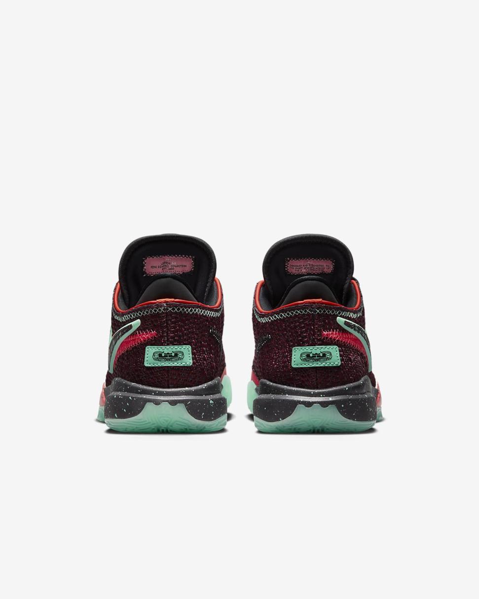 LeBron XX SE Night Maroon/Black/Emerald Rise/Multi-Color | Kids Nike Basketball