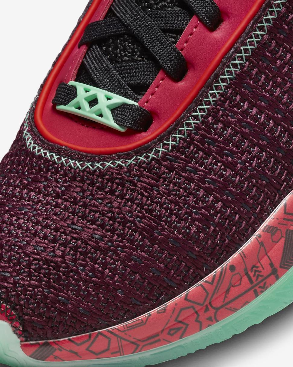 LeBron XX SE Night Maroon/Black/Emerald Rise/Multi-Color | Kids Nike Basketball