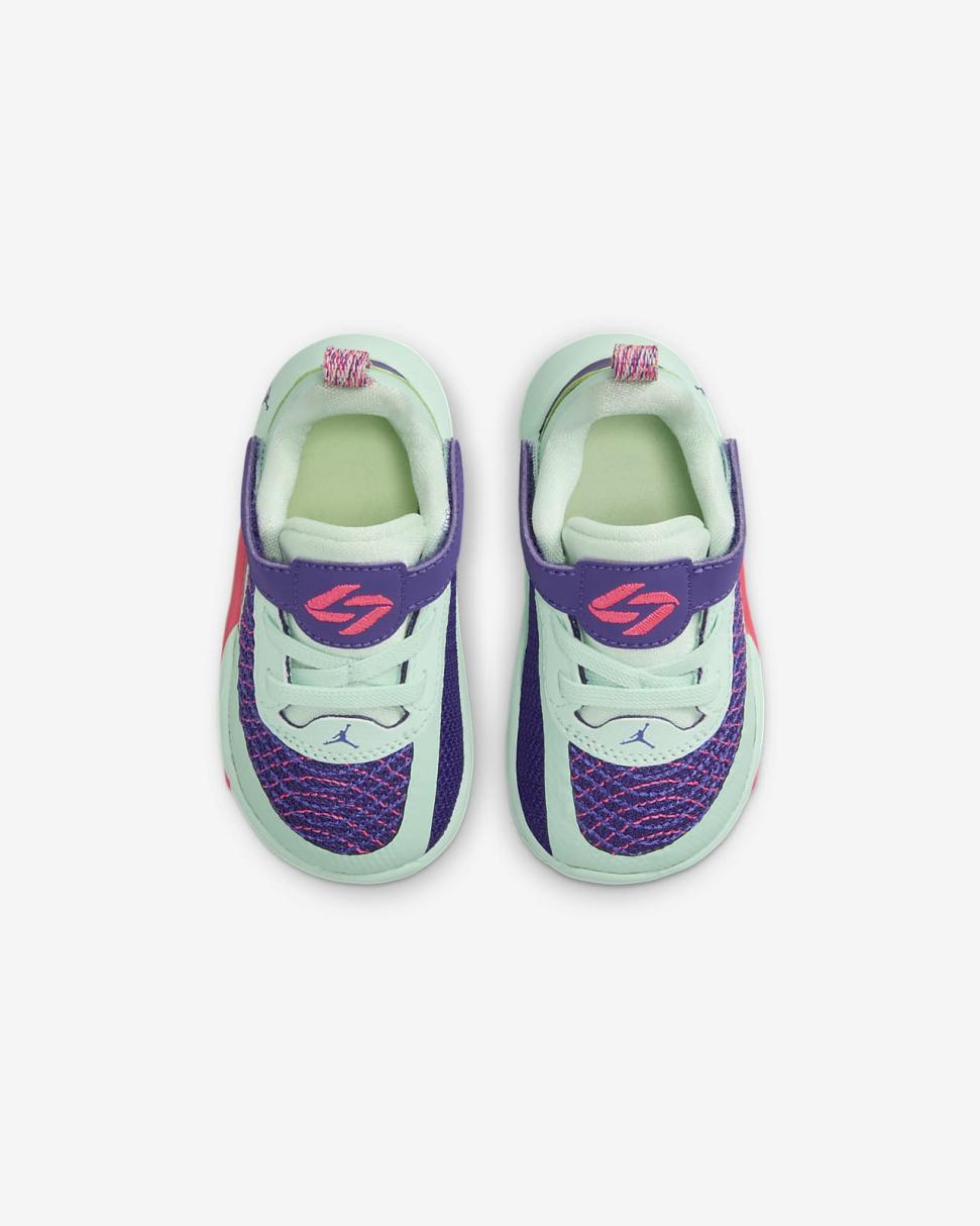 Luka 1 Mint Foam/Court Purple/Barely Volt/Racer Pink | Kids Nike Jordan