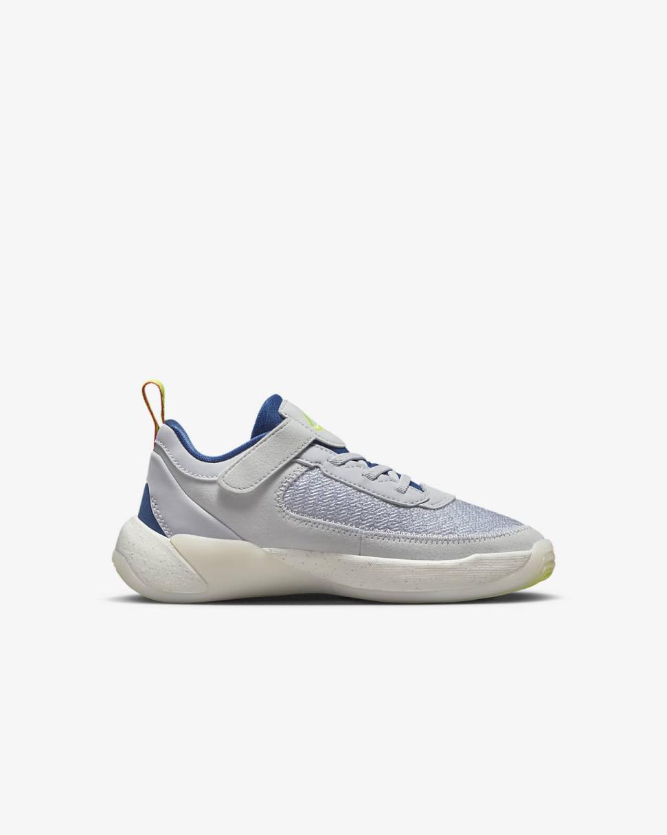 Luka 1 S Football Grey/Dark Marina Blue/Sail/Volt | Kids Nike Jordan