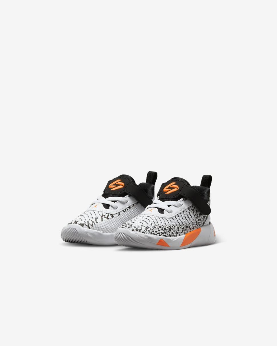 Luka 1 White/Black/Total Orange | Kids Nike Jordan