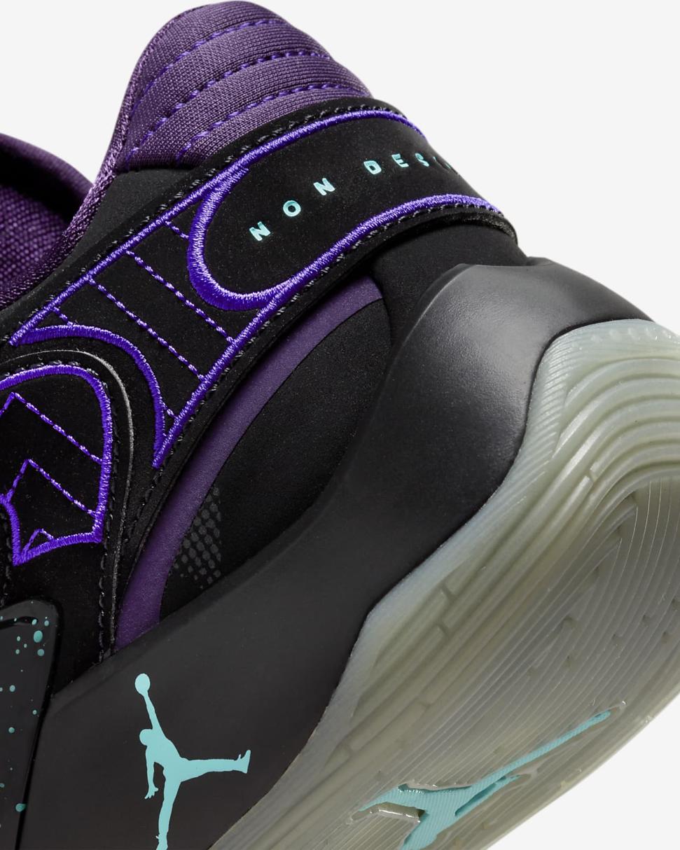 Luka 2 Black/Grand Purple/Aurora Green/Glow | Kids Nike Jordan