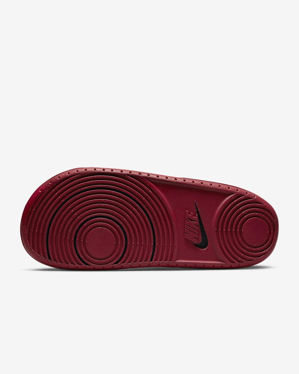Morehouse Black/Deep Cardinal/White | Mens Nike Slides