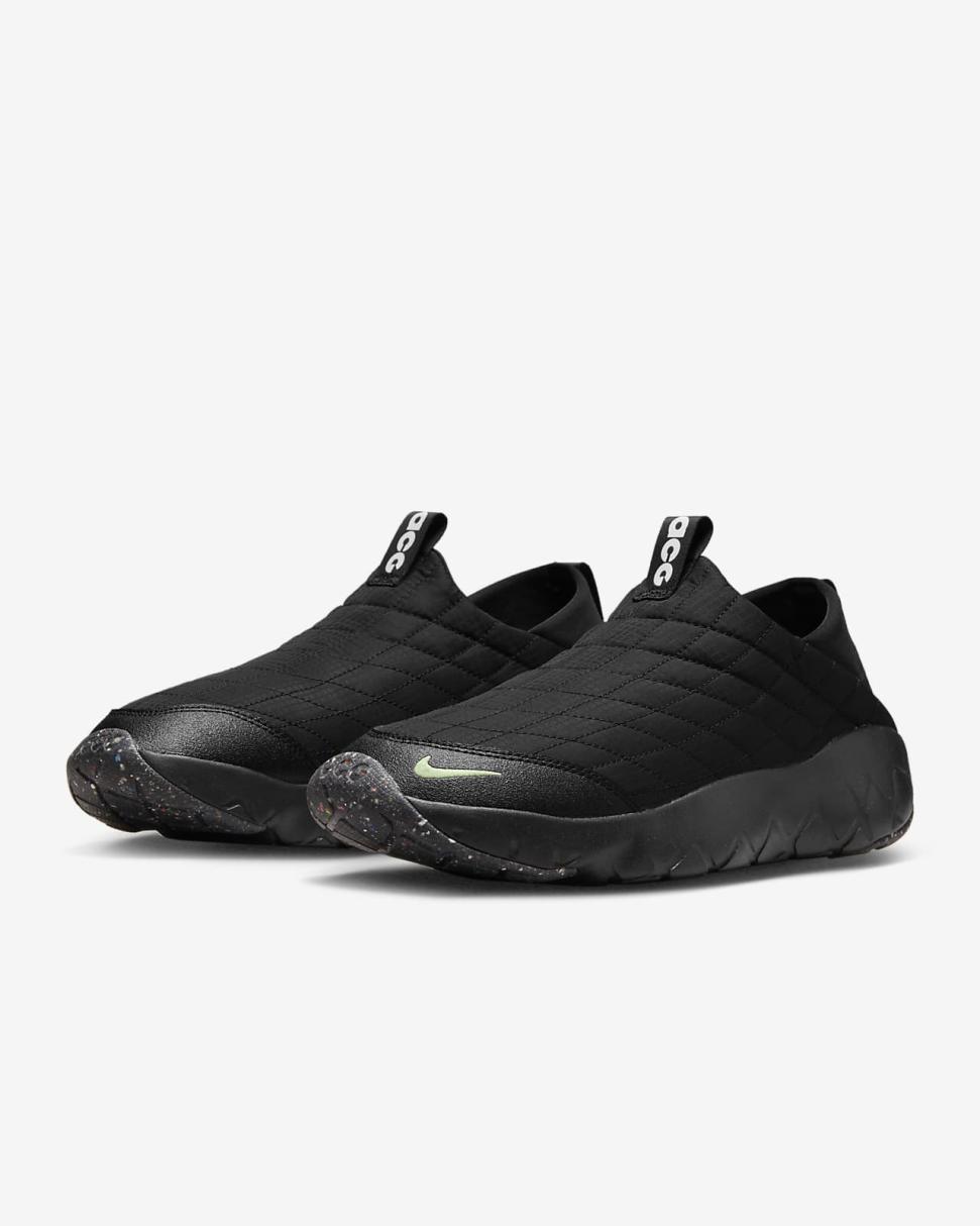 Nike ACG Moc 3.5 Black/Black/Glow/Barely Volt | Mens Nike Lifestyle