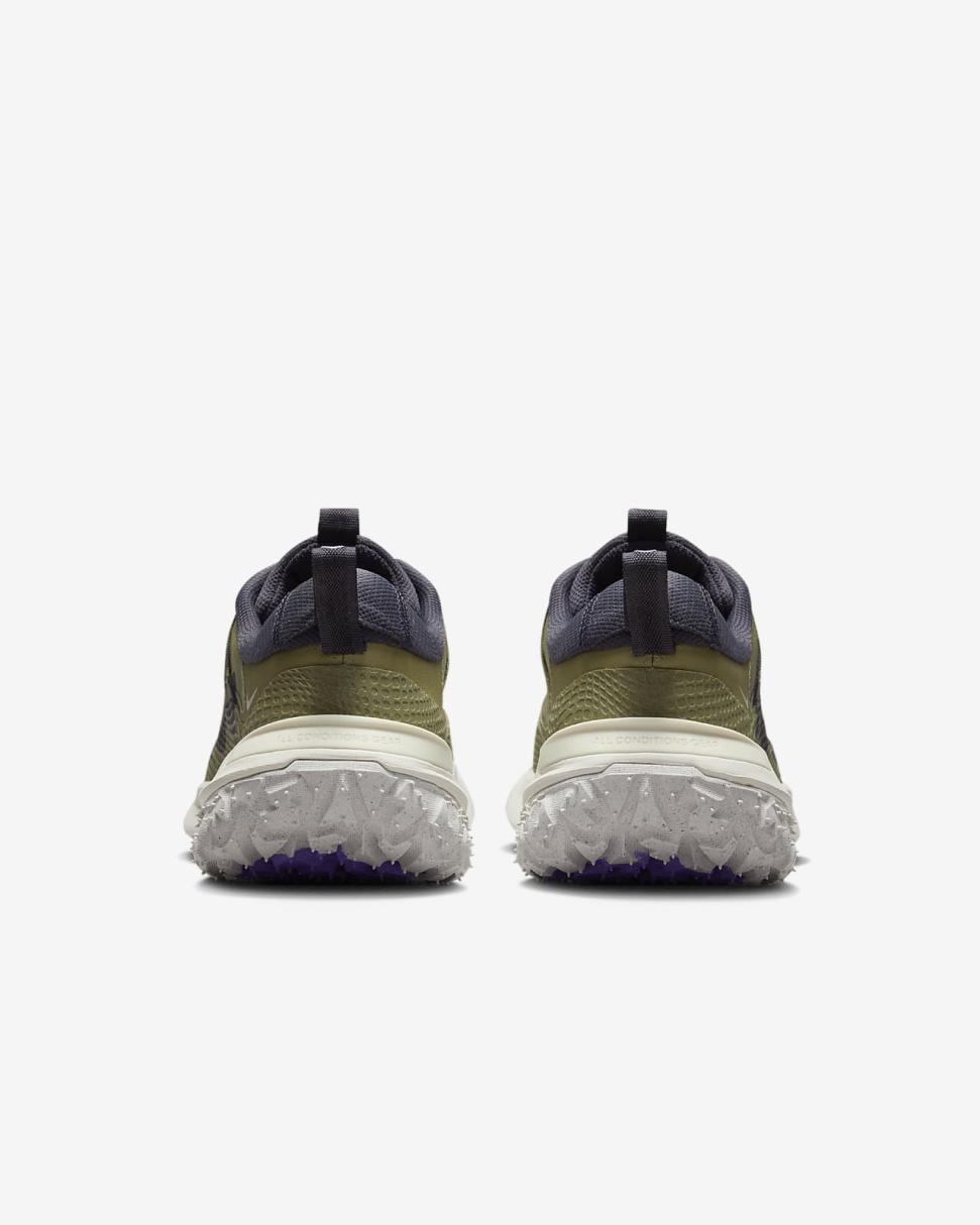 Nike ACG Mountain Fly 2 Low Neutral Olive/Action Grape/Light Orewood Brown/Gridiron | Mens Nike Lifestyle