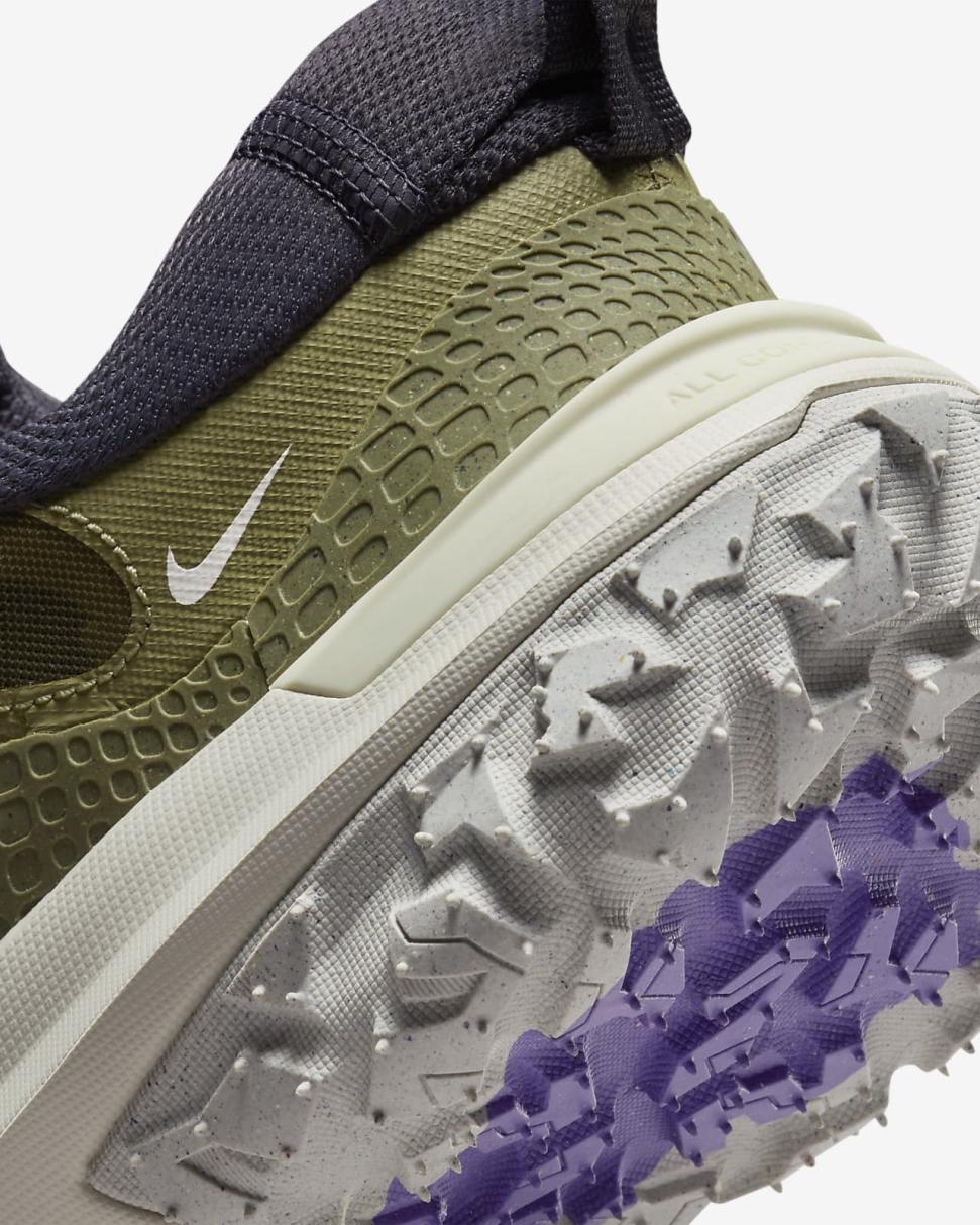 Nike ACG Mountain Fly 2 Low Neutral Olive/Action Grape/Light Orewood Brown/Gridiron | Mens Nike Lifestyle