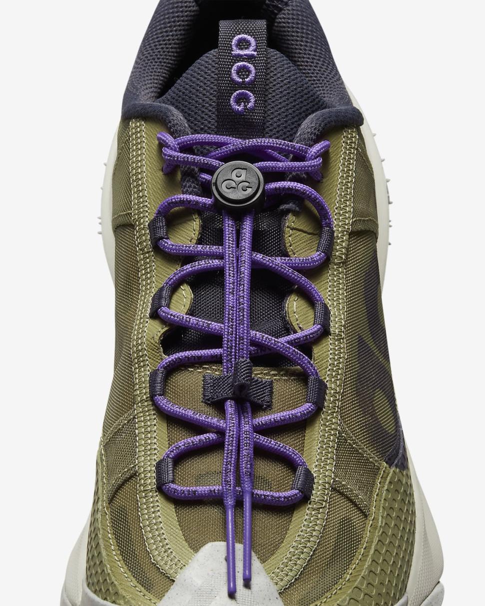 Nike ACG Mountain Fly 2 Low Neutral Olive/Action Grape/Light Orewood Brown/Gridiron | Mens Nike Lifestyle