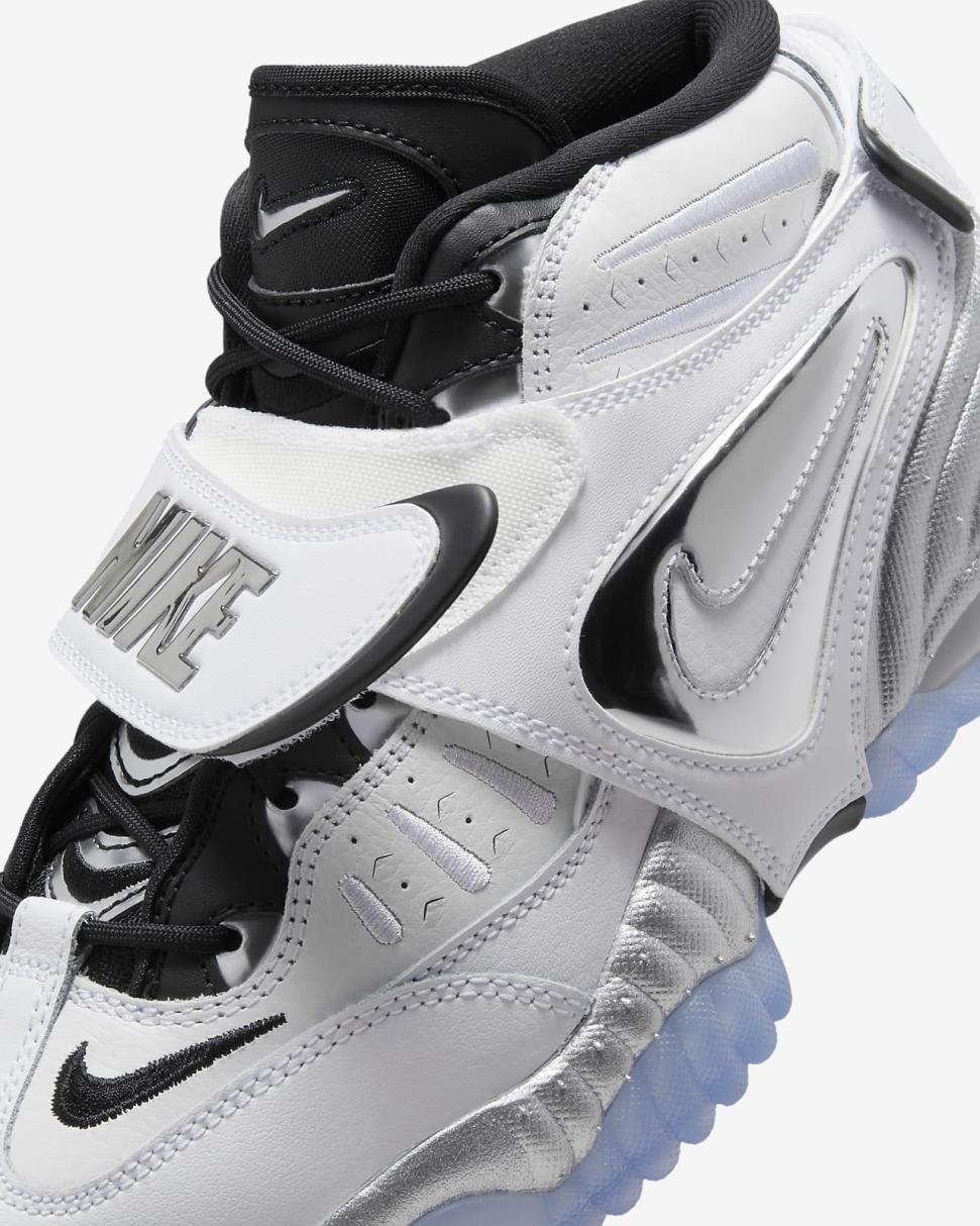 Nike Air Adjust Force 2023 White/Black/Clear/Metallic Silver | Womens Nike Lifestyle