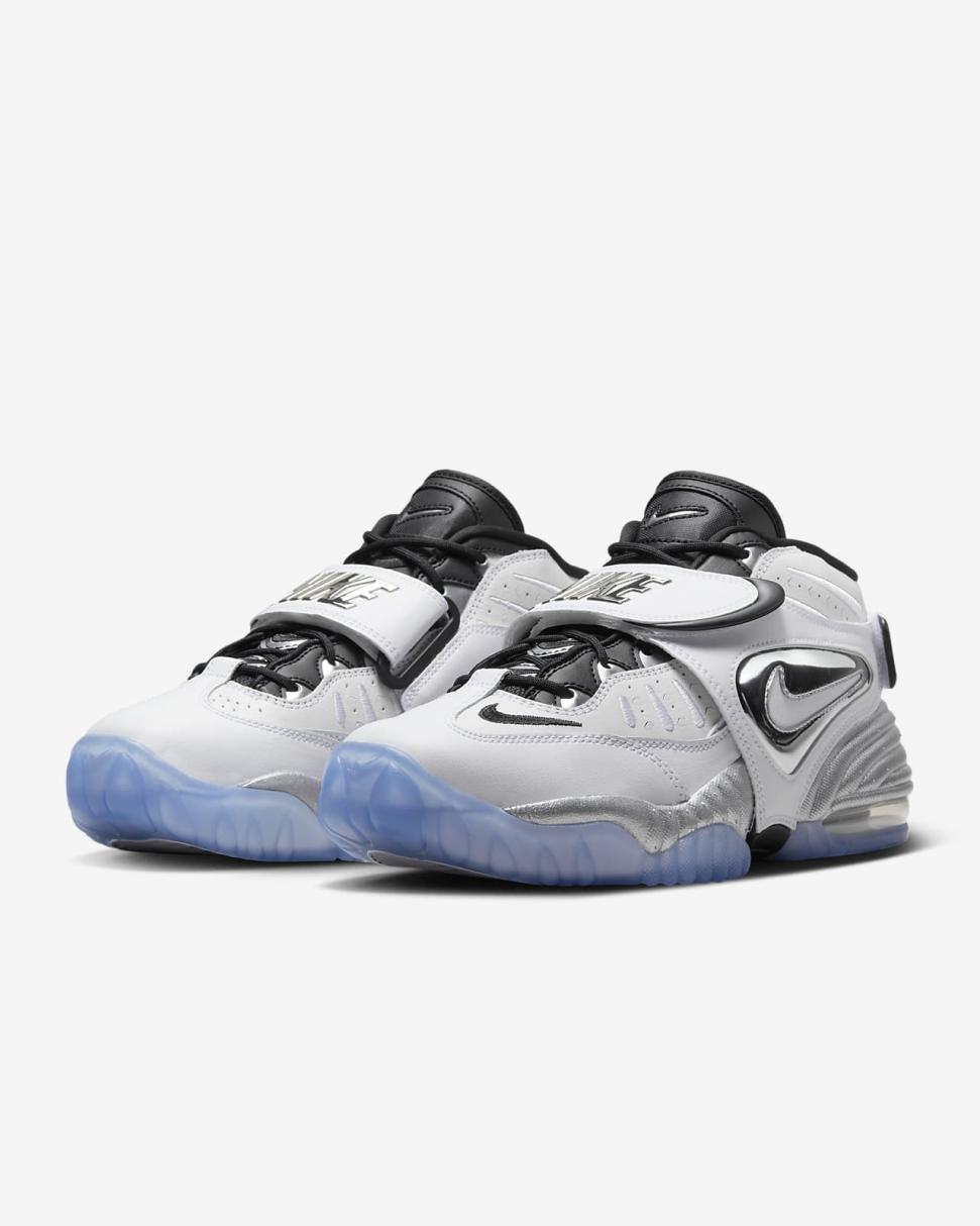 Nike Air Adjust Force 2023 White/Black/Clear/Metallic Silver | Womens Nike Lifestyle