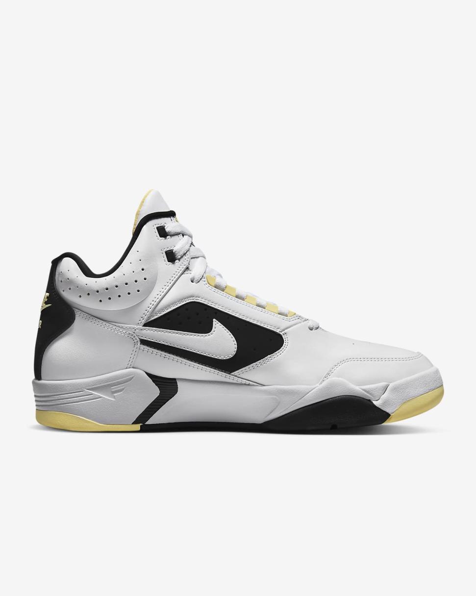 Nike Air Flight Lite Mid White/Lemon/Black/White | Mens Nike Lifestyle