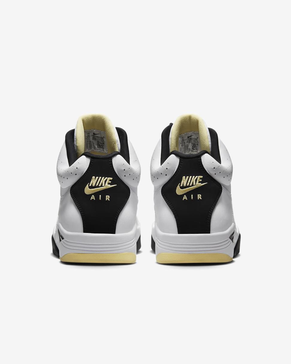 Nike Air Flight Lite Mid White/Lemon/Black/White | Mens Nike Lifestyle