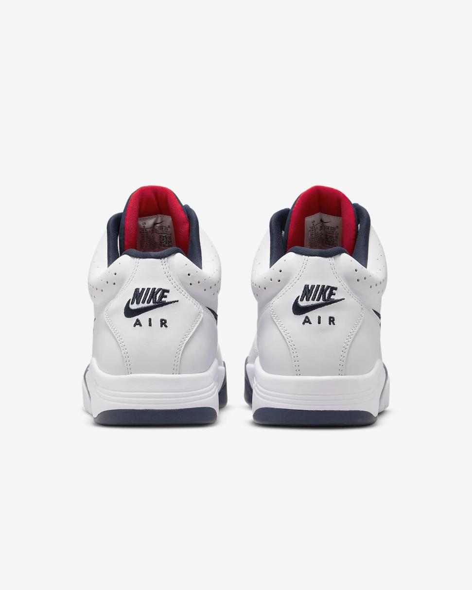 Nike Air Flight Lite Mid White/University Red/Metallic Gold/Midnight Navy | Mens Nike Lifestyle