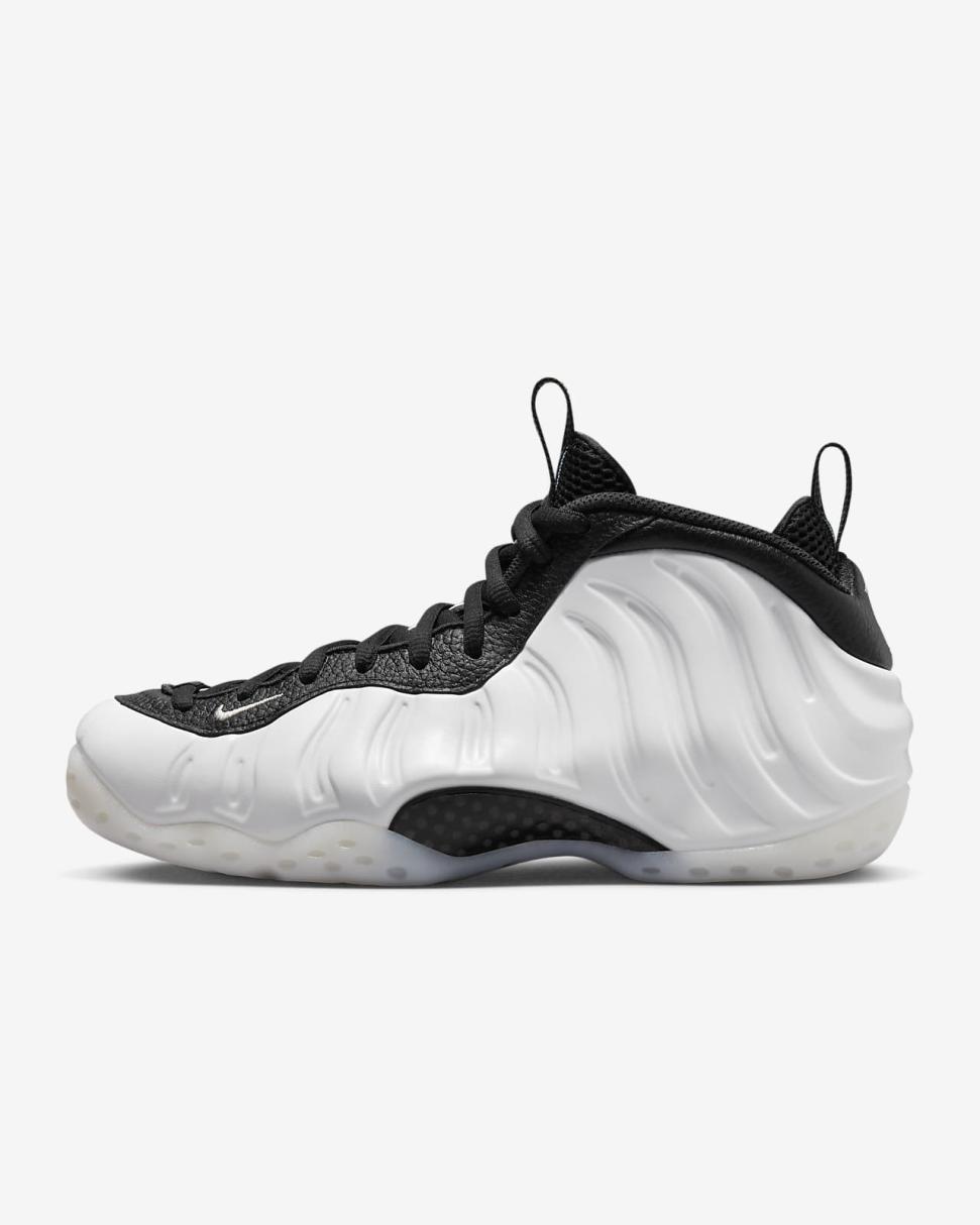 Nike Air Foamposite 1 White/Black/Cobalt Bliss/Metallic Silver | Mens Nike Lifestyle