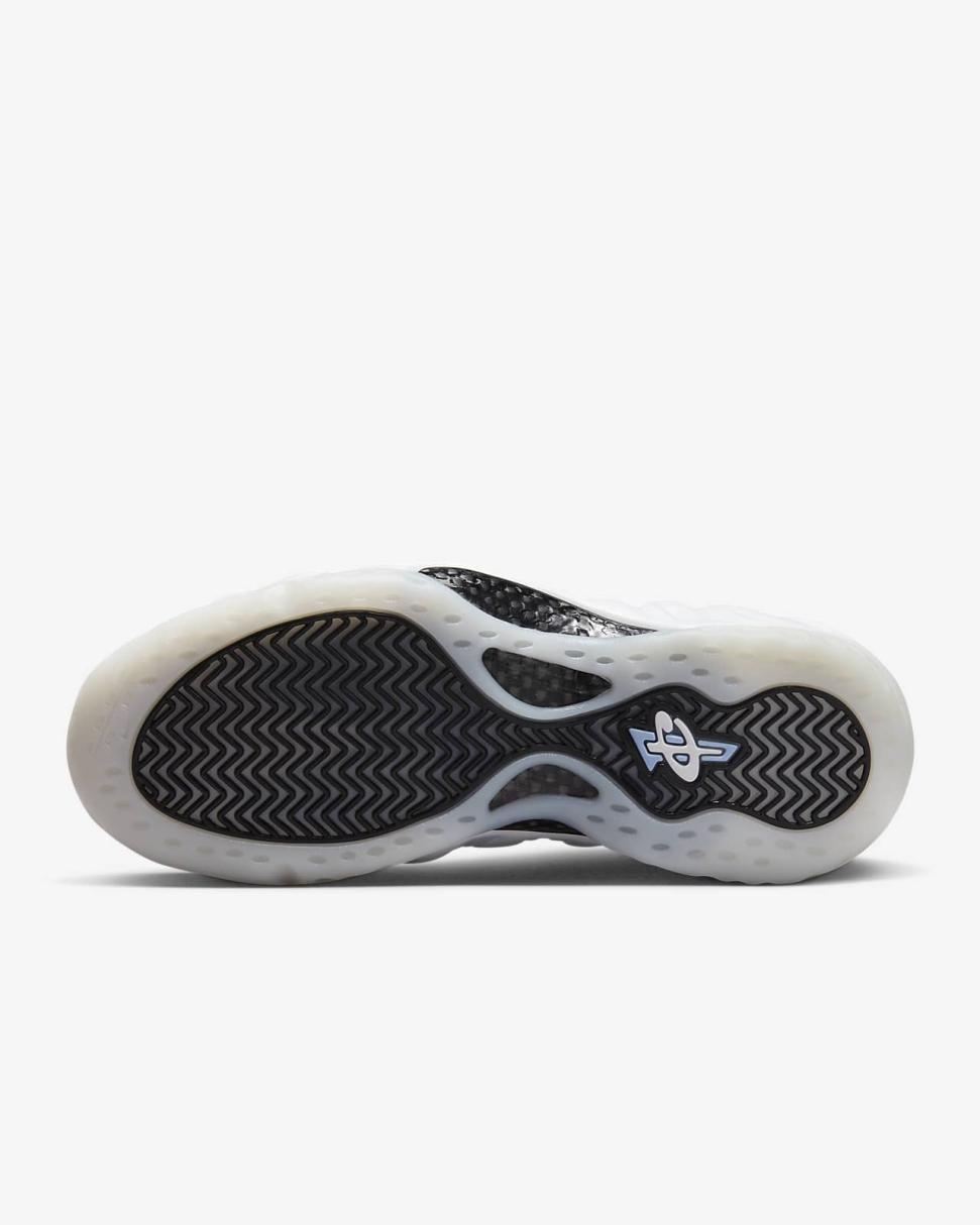 Nike Air Foamposite 1 White/Black/Cobalt Bliss/Metallic Silver | Mens Nike Lifestyle