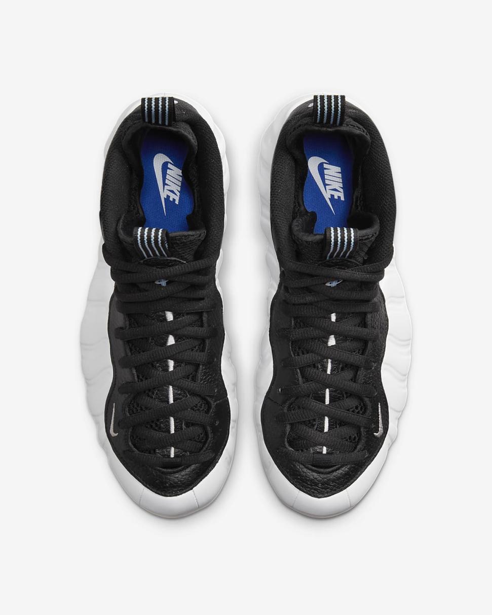Nike Air Foamposite 1 White/Black/Cobalt Bliss/Metallic Silver | Mens Nike Lifestyle