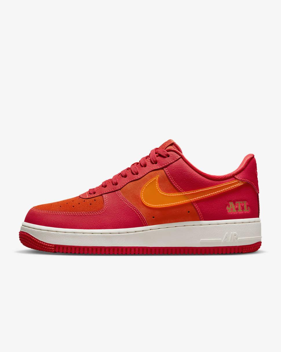 Nike Air Force 1 '07 "ATL" University Red/Picante Red/Sail/Bright Crimson | Mens Nike Lifestyle