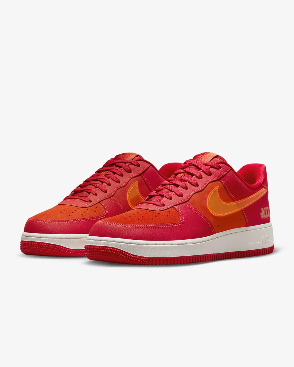 Nike Air Force 1 '07 "ATL" University Red/Picante Red/Sail/Bright Crimson | Mens Nike Lifestyle