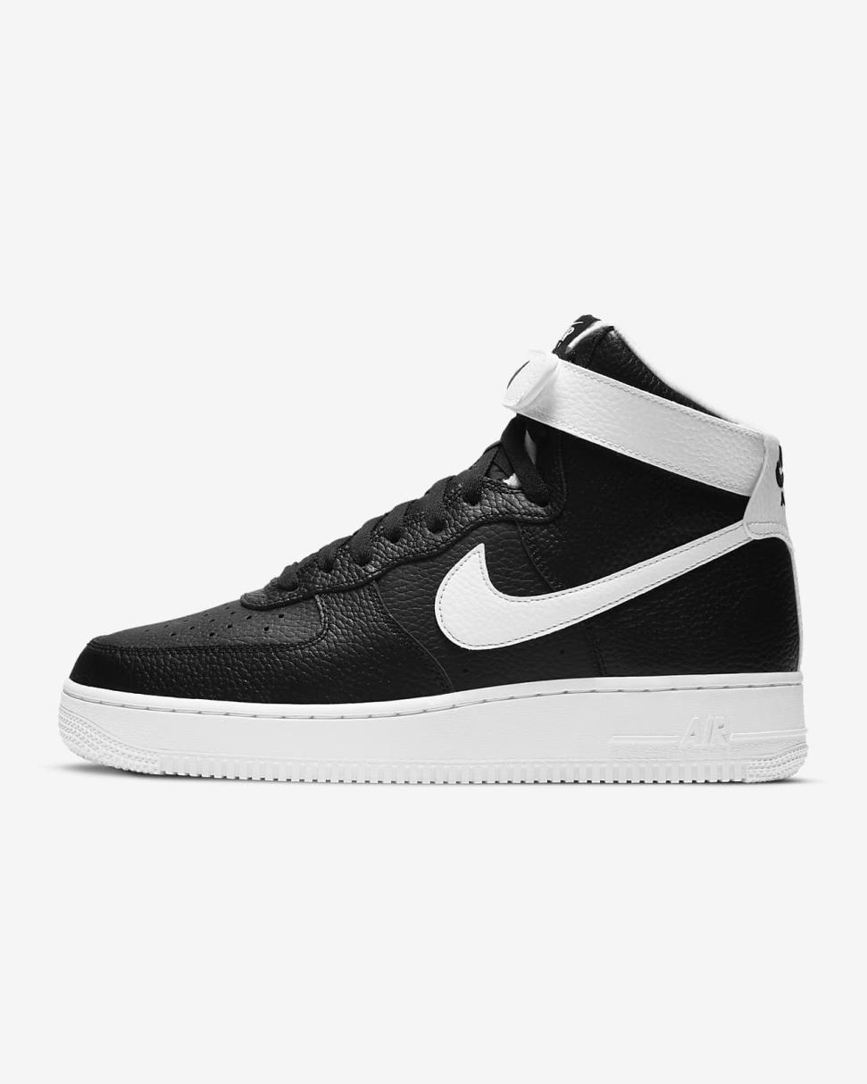 Nike Air Force 1 '07 High Black/White | Mens Nike Lifestyle