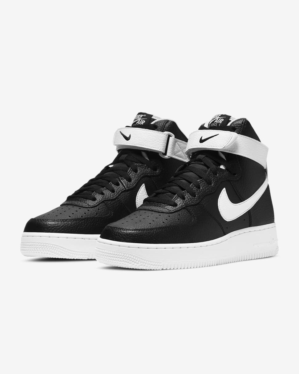 Nike Air Force 1 '07 High Black/White | Mens Nike Lifestyle