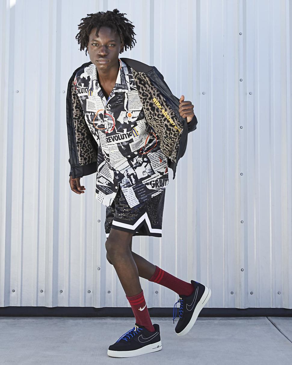 Nike Air Force 1 '07 LV8 Black/Black/Anthracite/Sail | Mens Nike Lifestyle