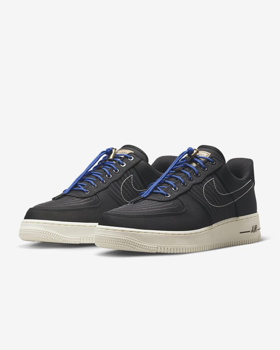 Nike Air Force 1 '07 LV8 Black/Black/Anthracite/Sail | Mens Nike Lifestyle