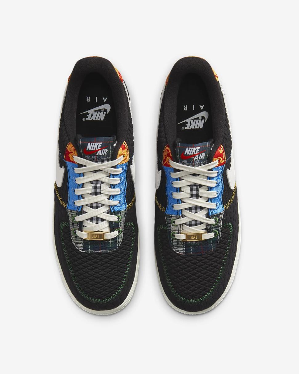 Nike Air Force 1 '07 LV8 Black/Sail/University Red/White | Mens Nike Lifestyle