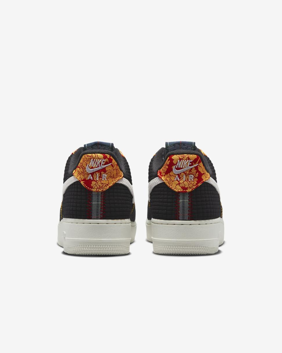 Nike Air Force 1 '07 LV8 Black/Sail/University Red/White | Mens Nike Lifestyle