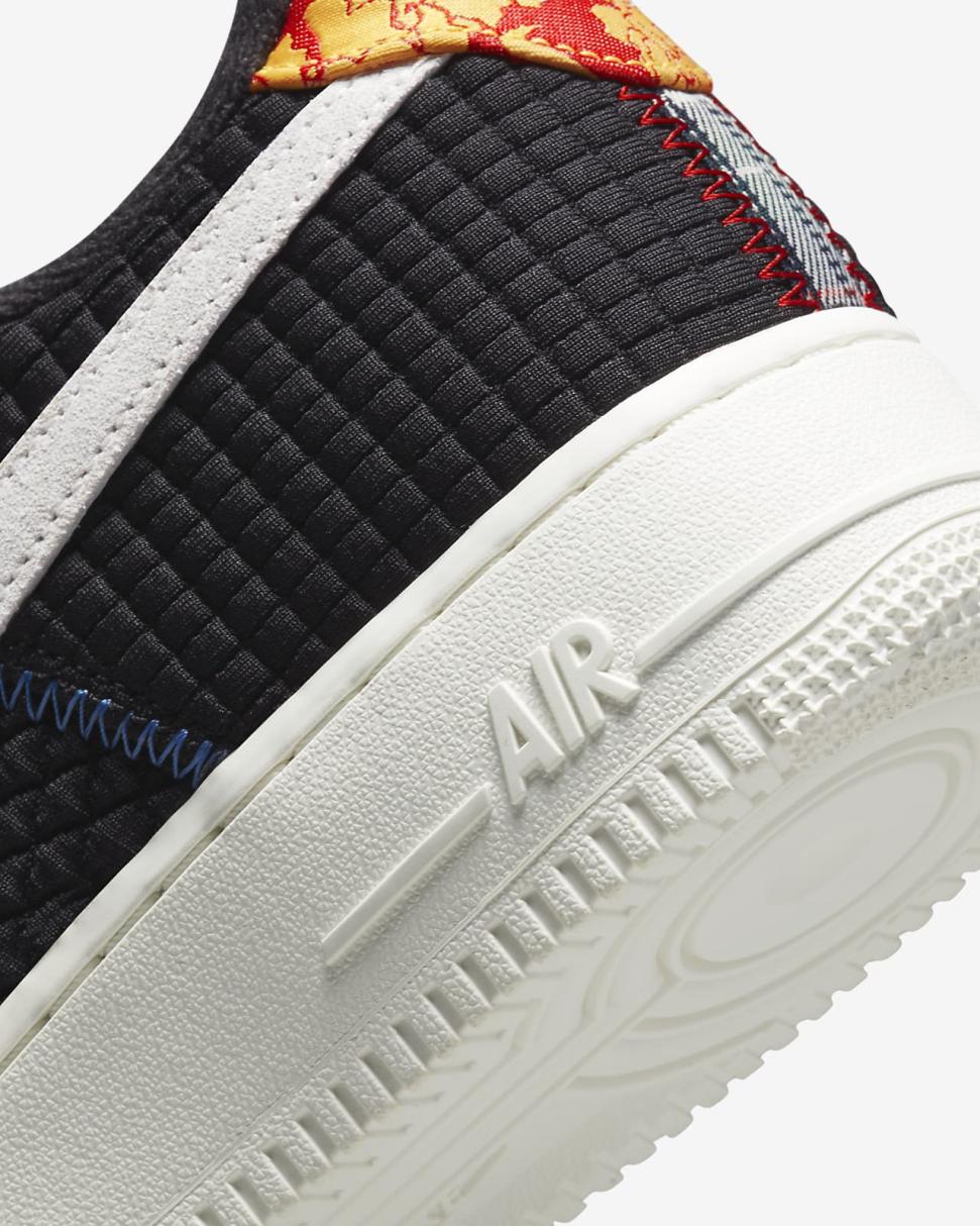 Nike Air Force 1 '07 LV8 Black/Sail/University Red/White | Mens Nike Lifestyle