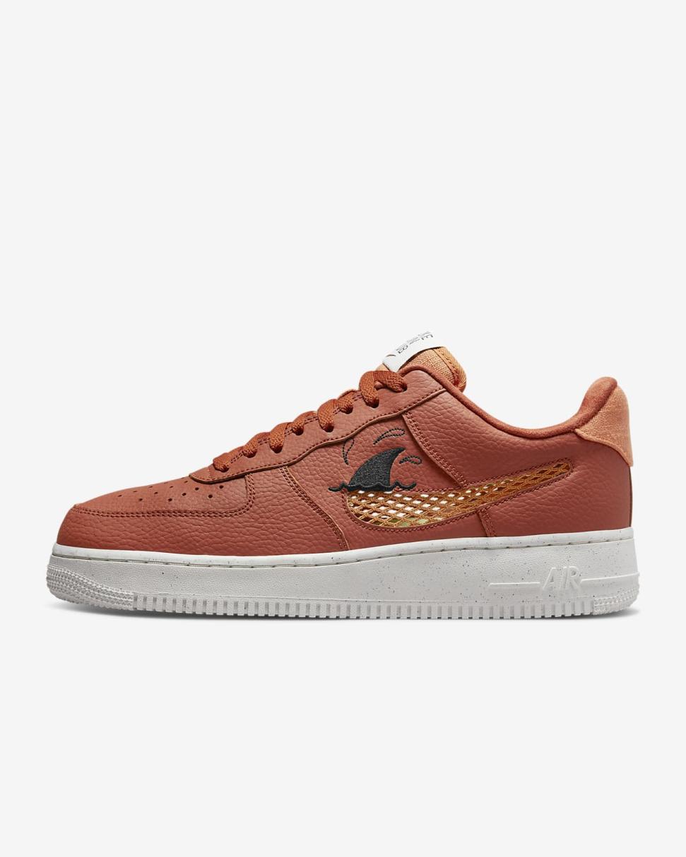 Nike Air Force 1 '07 LV8 Next Nature Burnt Sunrise/Black/Sail/Hot Curry | Mens Nike Lifestyle