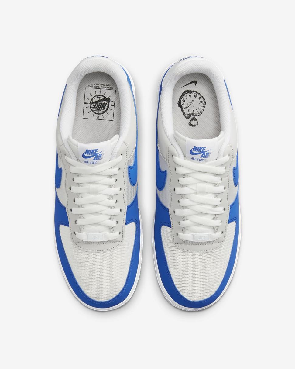 Nike Air Force 1 '07 LV8 Summit White/Neutral Grey/Game Royal/Game Royal | Mens Nike Lifestyle