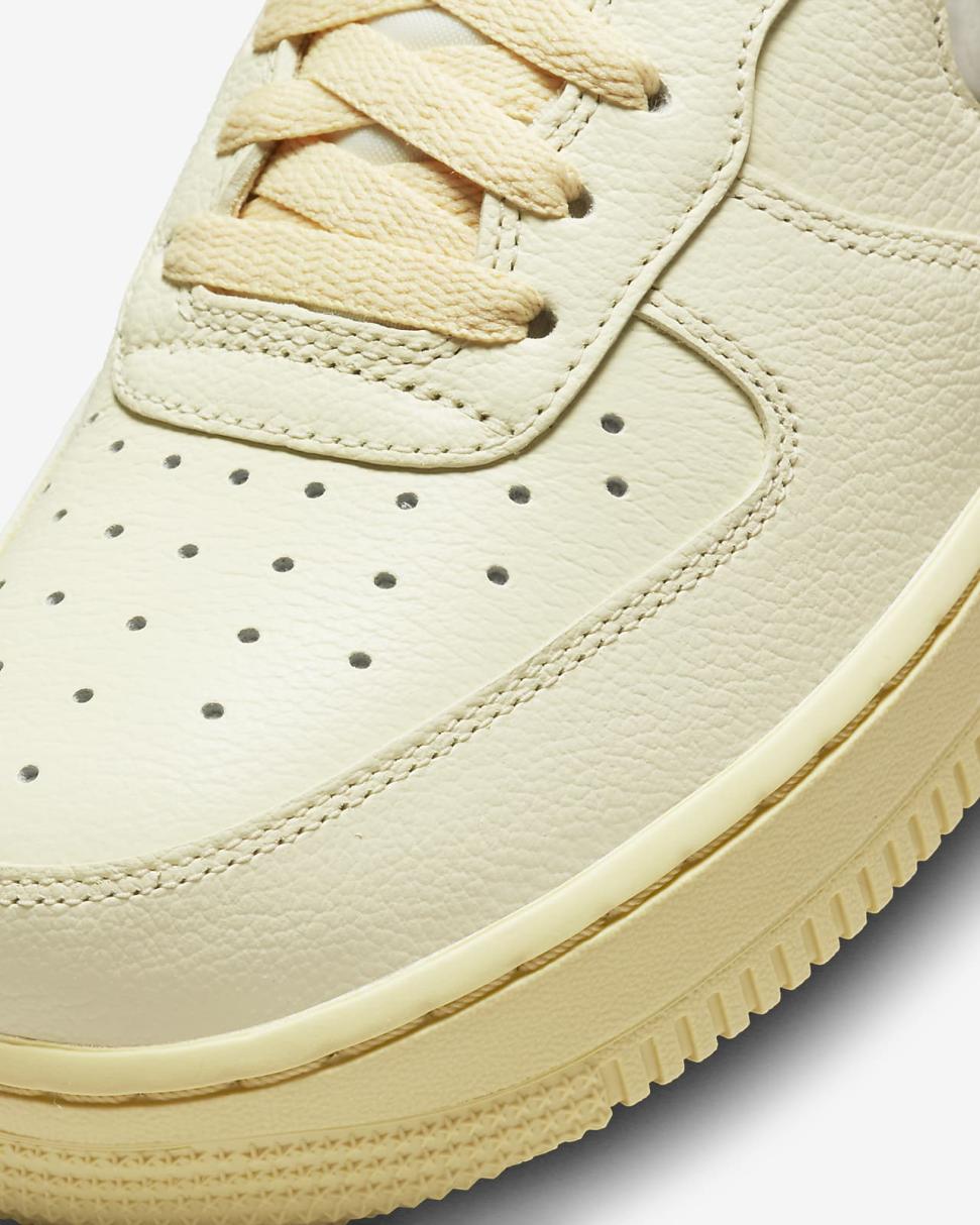 Nike Air Force 1 '07 LX Coconut Milk/Lemon Wash/Pale Vanilla/Light Bone | Womens Nike Lifestyle