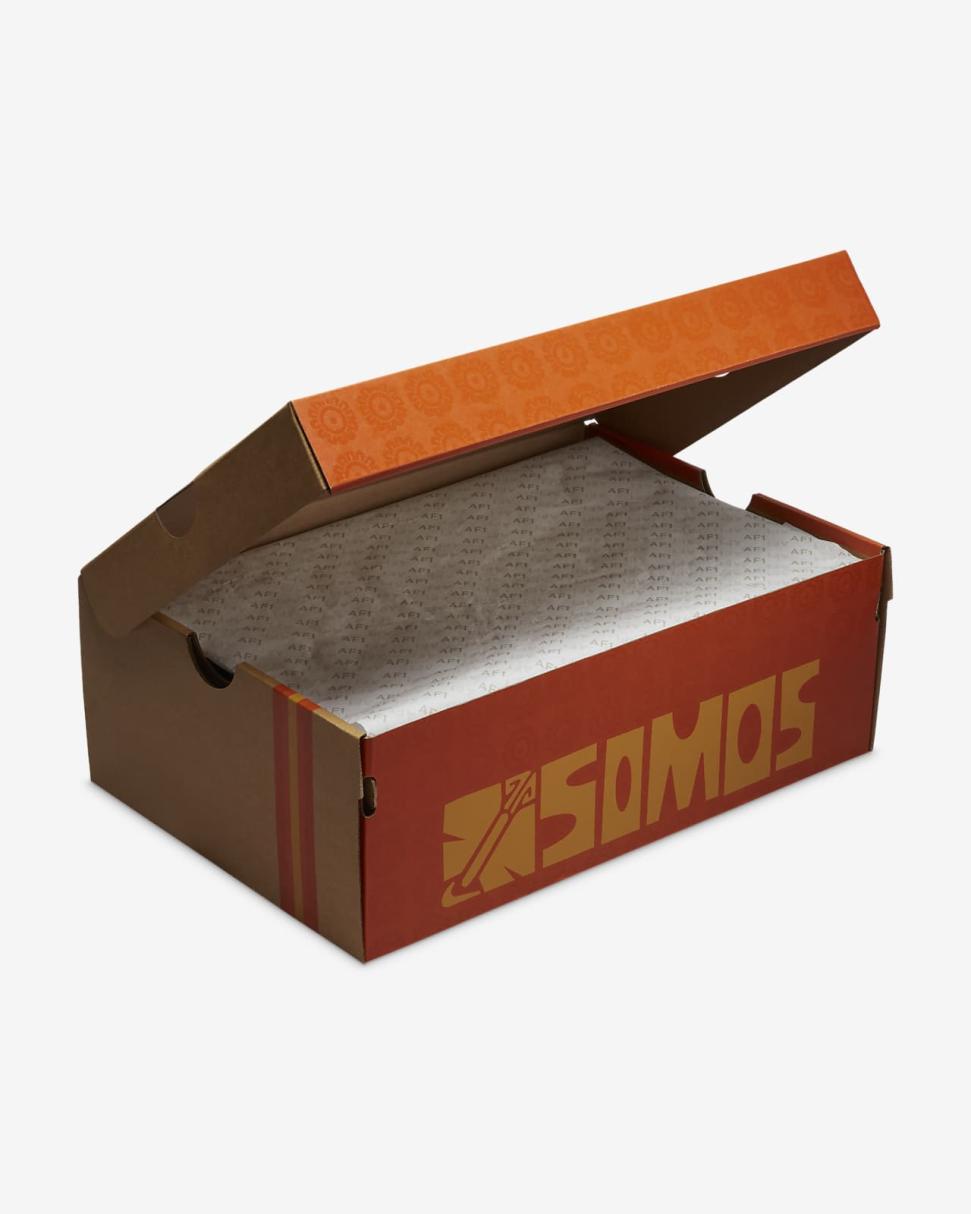 Nike Air Force 1 '07 LX Sanddrift/Lemon Wash/Dark Smoke Grey/University Red | Mens Nike Lifestyle