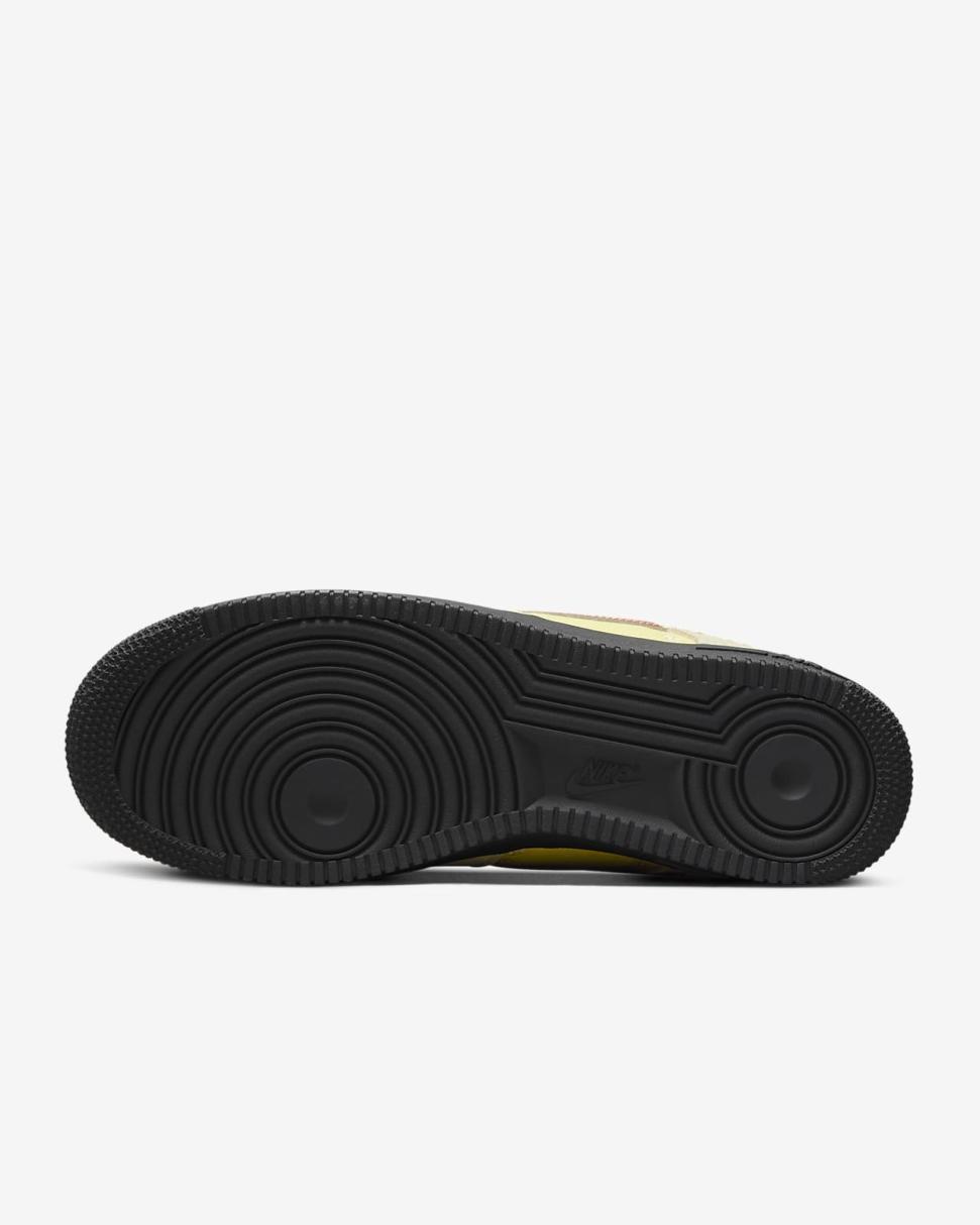 Nike Air Force 1 '07 LX Sanddrift/Lemon Wash/Dark Smoke Grey/University Red | Mens Nike Lifestyle