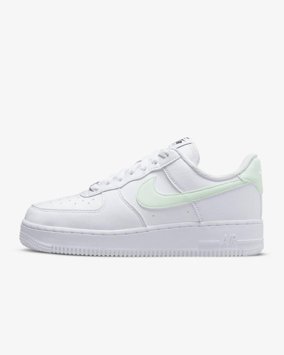 Nike Air Force 1 '07 Next Nature White/Black/Metallic Silver/Barely Green | Womens Nike Lifestyle