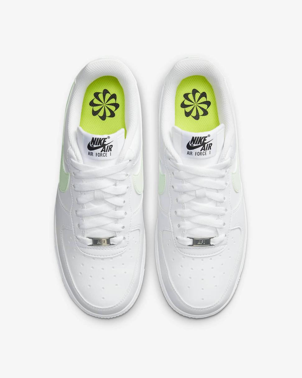 Nike Air Force 1 '07 Next Nature White/Black/Metallic Silver/Barely Green | Womens Nike Lifestyle