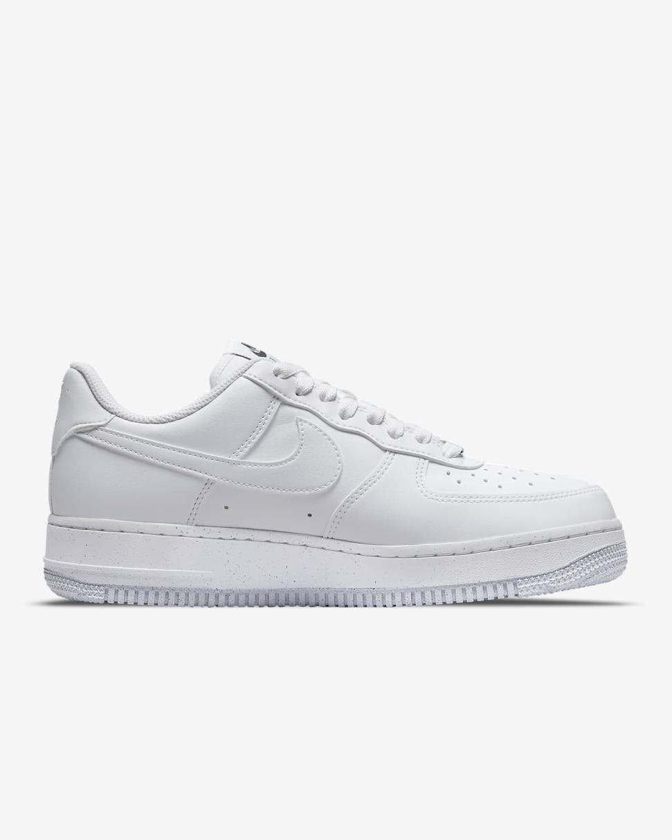 Nike Air Force 1 '07 Next Nature White/Black/Metallic Silver/White | Womens Nike First Day Kicks
