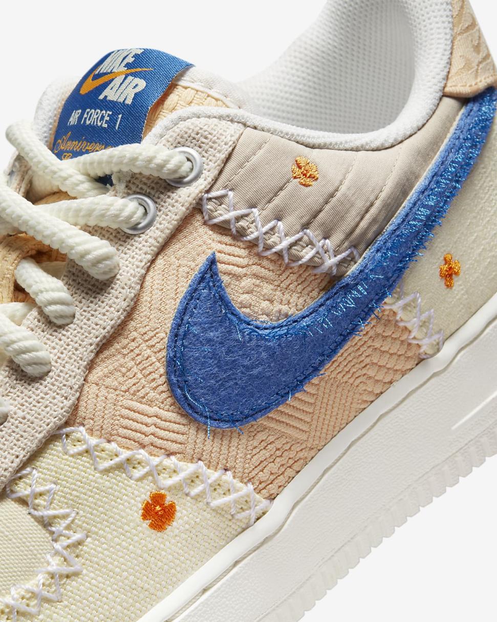 Nike Air Force 1 '07 Premium Sail/Coconut Milk/White Onyx/Dark Marina Blue | Womens Nike Lifestyle